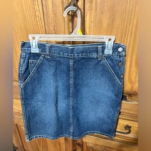 Calvin Klein mini skirt, denim, size 2